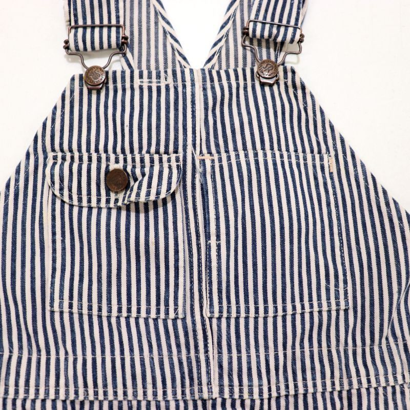 BRAVERY FULLCOUNT ネイビー ヒッコリーオーバーオール BRAVERY