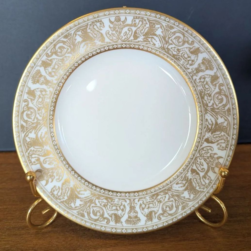 ウェッジウッド カップ＆ソーサー フロレンティーンゴールド５ピースセット 希少品 WEDGWOOD - ウェッジウッド カップ＆ソーサー フロレンティーン