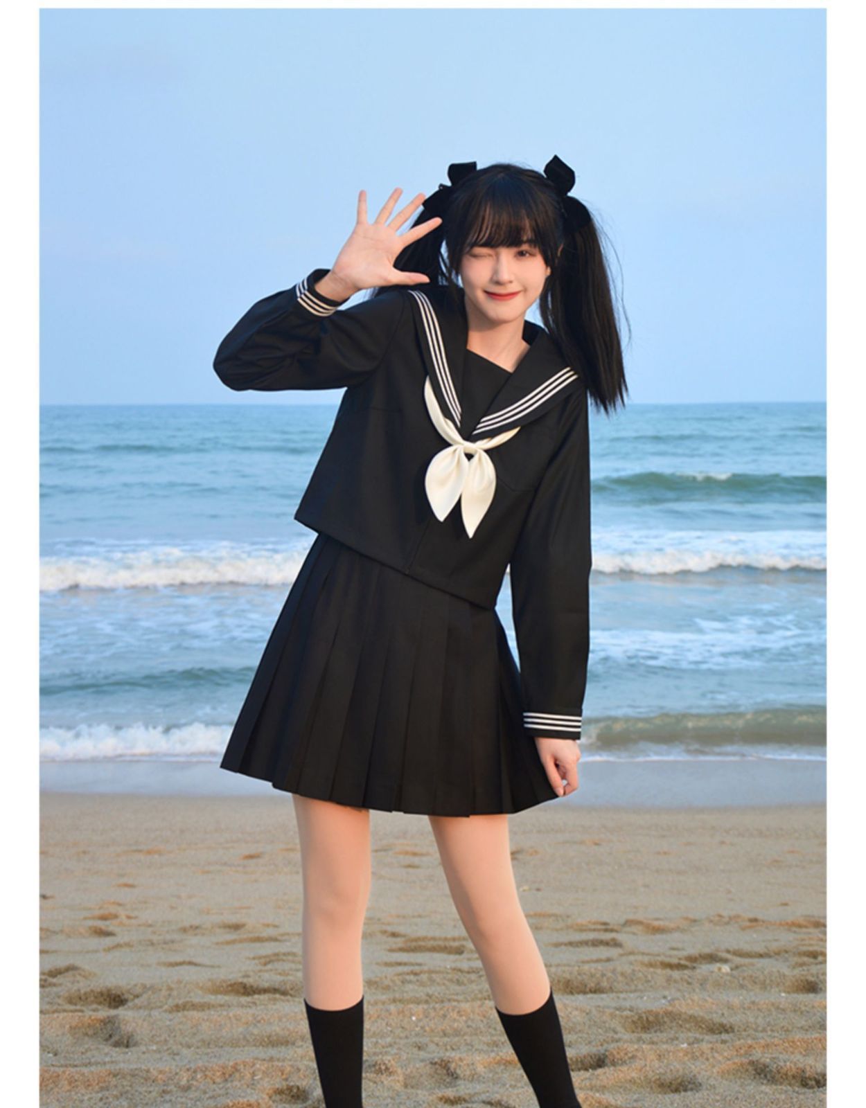 Mrinoyume セーラー服 刺繍 長袖 ミニスカート 【公式通販】