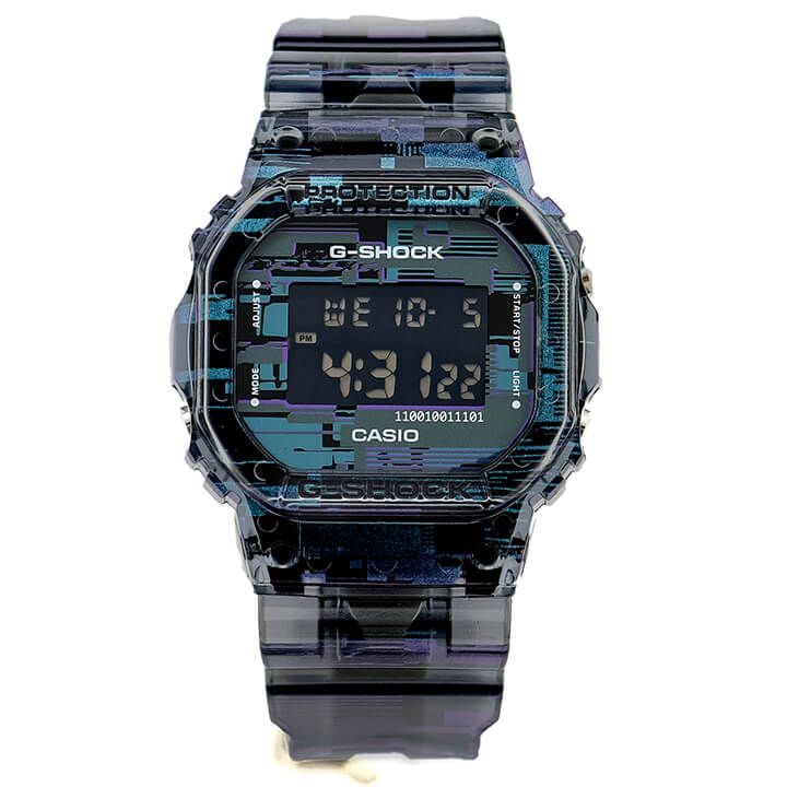 G-SHOCK Gショック ジーショック 腕時計 時計 メンズ デジタル DW-5600NN-1 スケルトン 透明 防水 グレー ウレタン 黒 ブラック... フリーサイズ 黒/白/赤