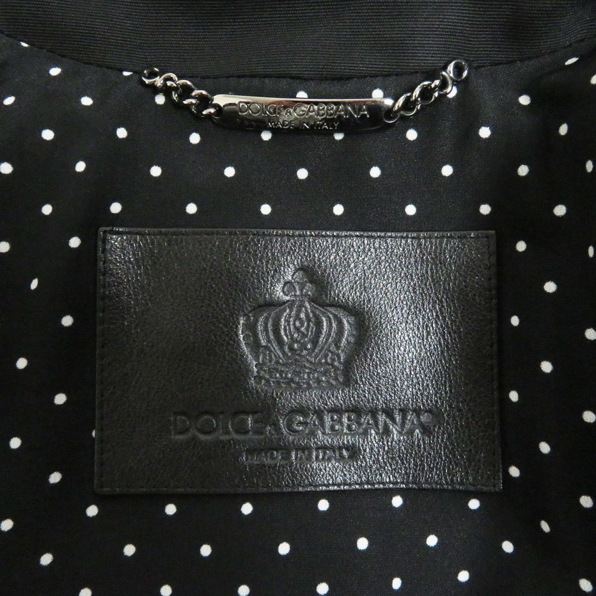 美品□黒タグ DOLCE＆GABBANA/ドルチェ＆ガッバーナ G0878T コットン