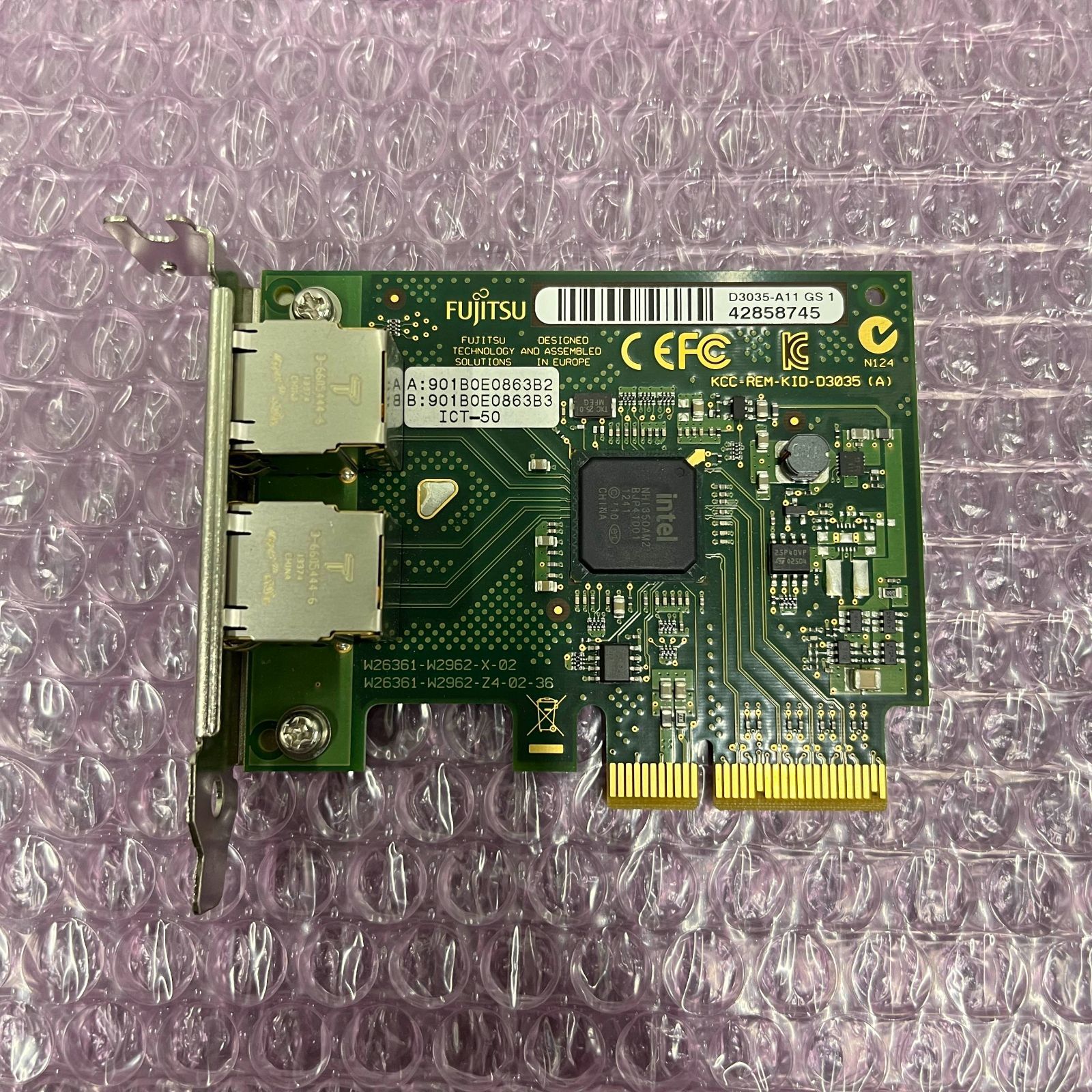 中古動作品富士通 D2755-A11 GS3  2個同梱 Amazon | 【中古】 富士通 2ポート 10Gb イーサーネット