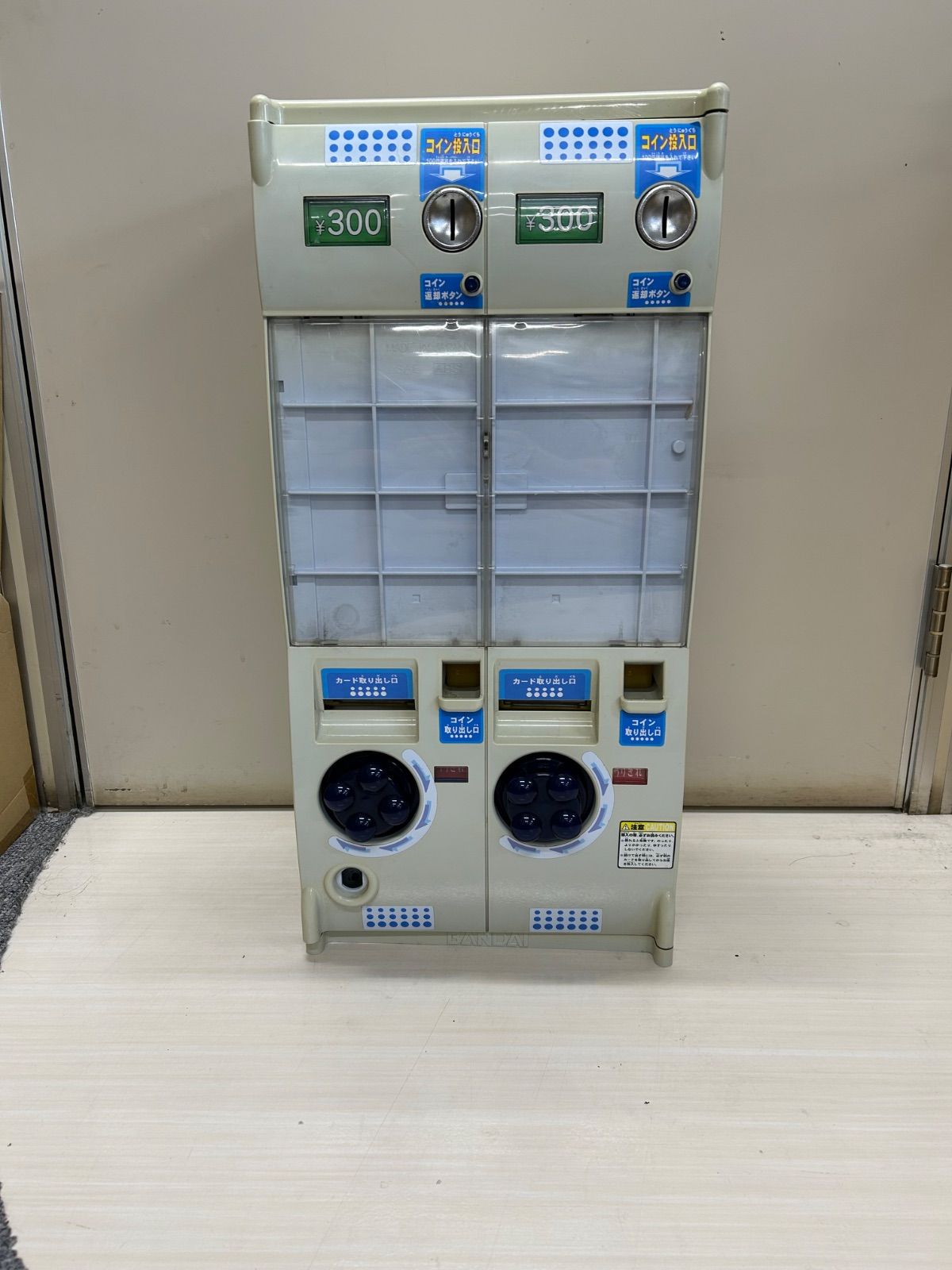 バンダイ】カードダス マシン 本体 ハーフサイズ【動作確認済