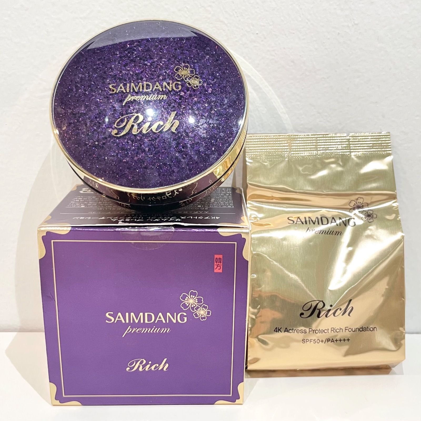 サイムダン4Kアクトレスプロテクトリッチファンデレフィル2個