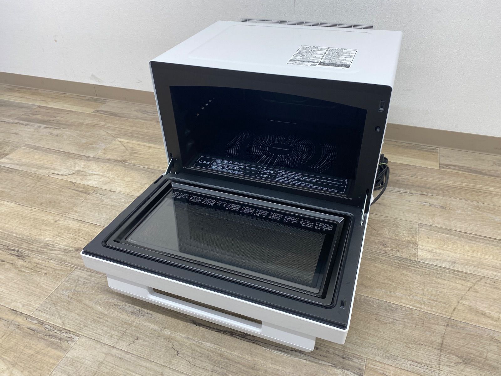 YAMAZEN ブラックオーブンレンジNERK-F024TSV 2024年製 YAMAZEN