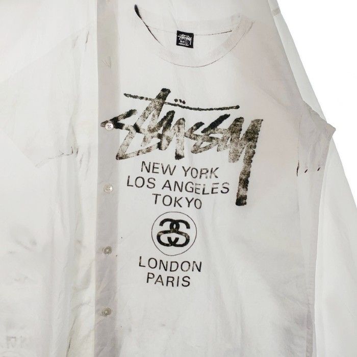 STUSSY ステューシー 22AW WORLD TOUR SHIRT ワールドツアー プリント