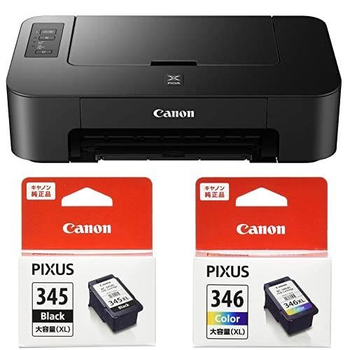 Canon カラー プリンター A4インクジェット PIXUS TS203 USB接続モデル＋大容量インクセット