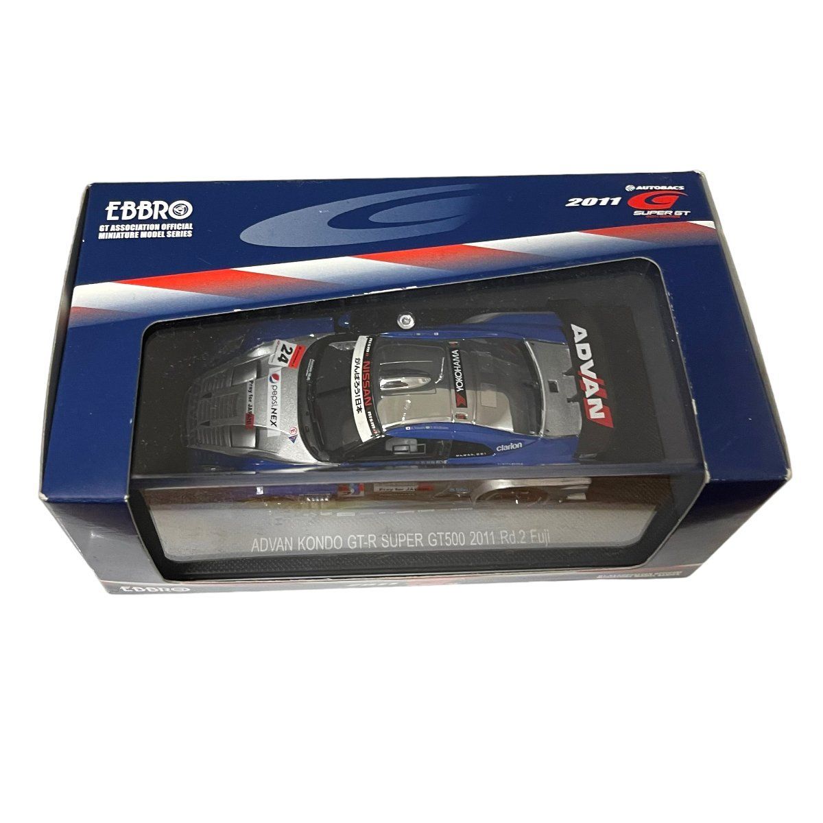 未開封 EBBRO エブロ ミニカー Minichamps 1/43 SUPER GT500 ADVAN KONDO GT-R Rd.2 Fuji  完成品 】 - メルカリ