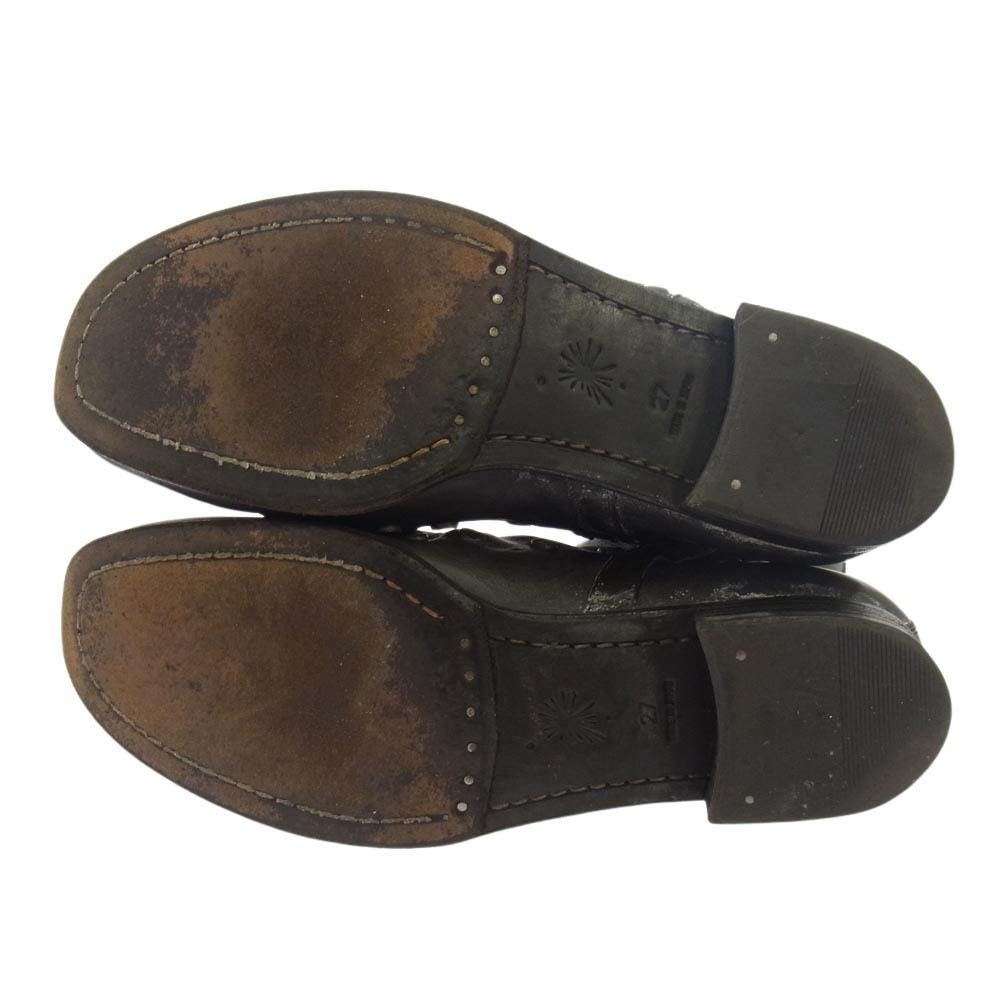 MIHARA YASUHIRO ミハラヤスヒロ スタッズレザーブーツ ブラウン系