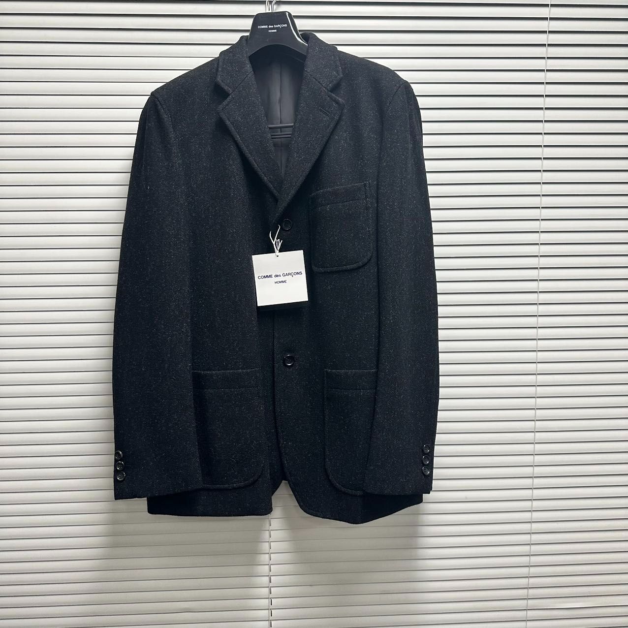 コムデギャルソン ポリ縮絨テーラードジャケット COMME des GARCONS