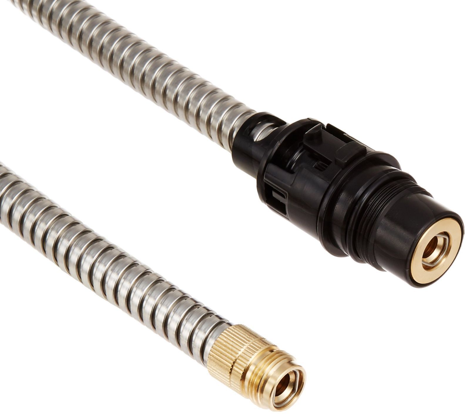 KVK キッチン 洗面用シャワーホース 黒 1.0m Z413167