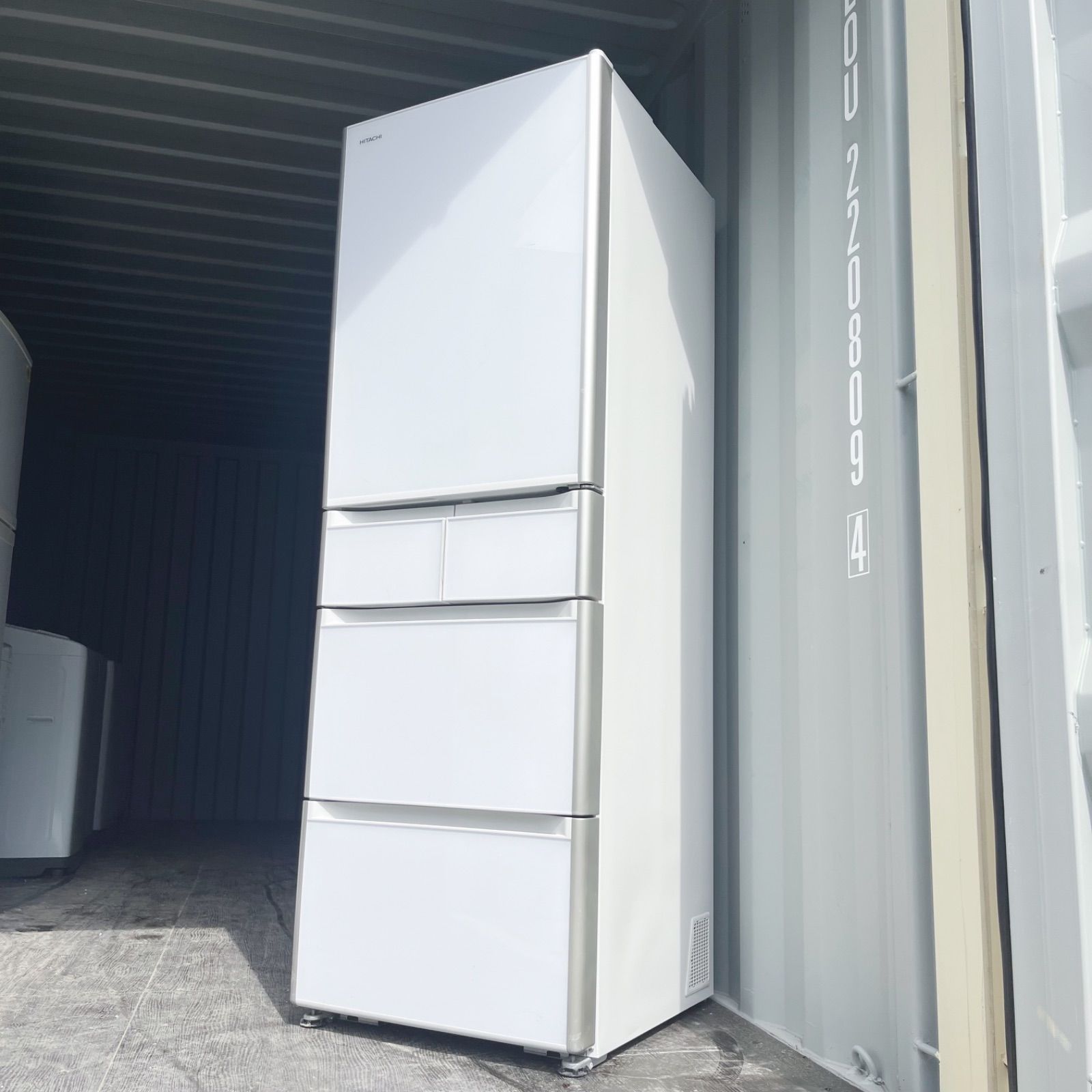 116取付無料！日立真空チルド搭載おしゃれホワイトインテリア5ドア