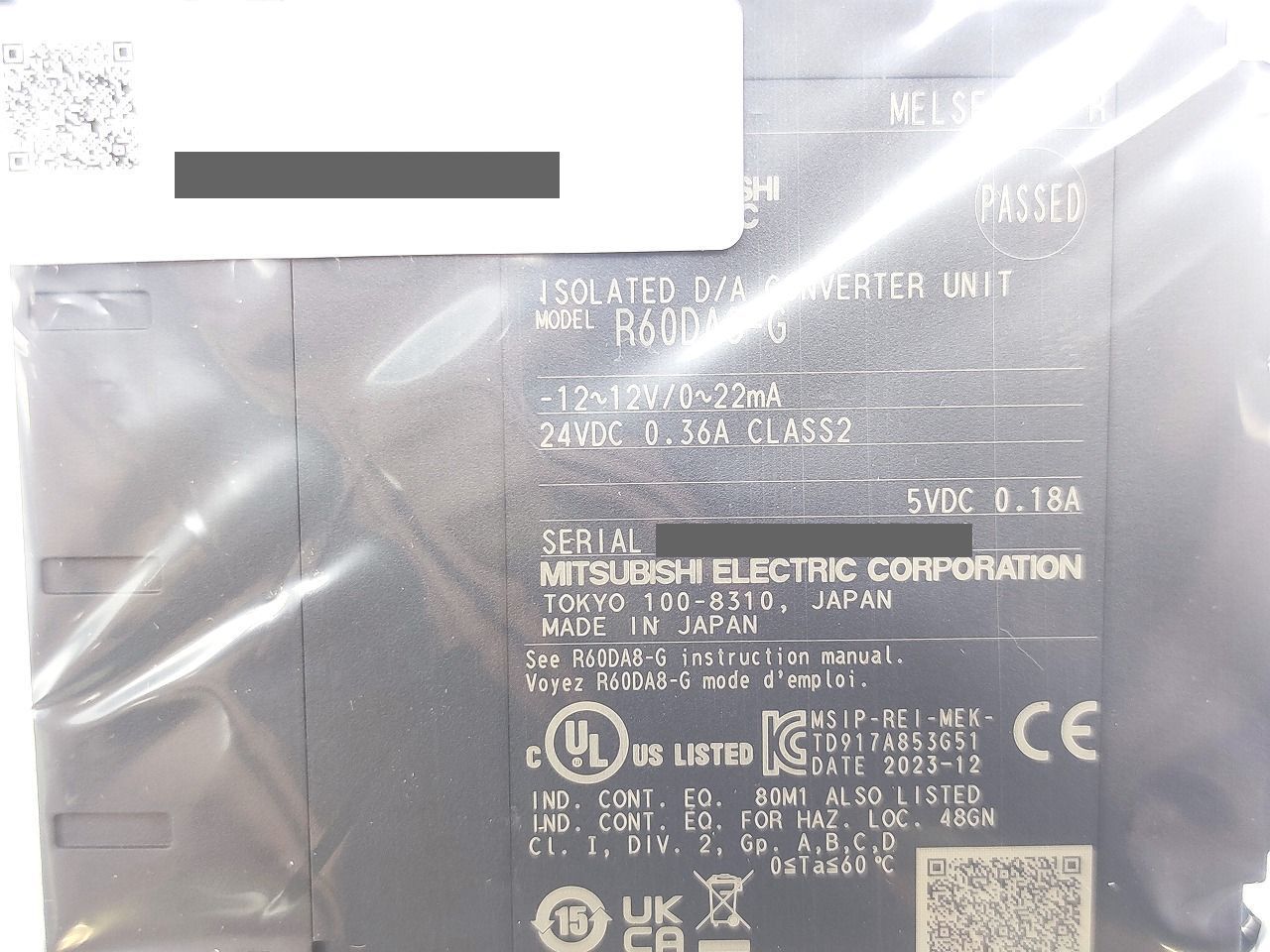 その他 R60DA8-G Amazon | 三菱電機 R60DA8-G チャンネル間絶縁デジタル－アナログ変換