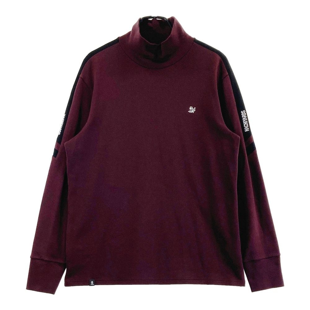 サイズ：2XL 8YARDS ハチヤーズ ハイネック長袖Tシャツ レッド系