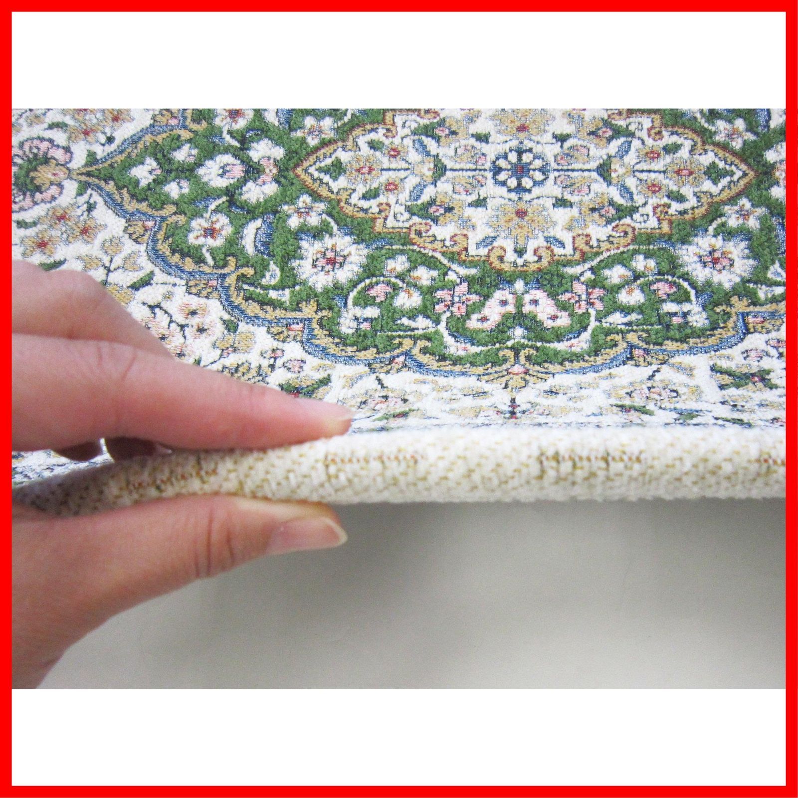 人気商品】モール糸使用で柔らかな肌触りのゴブラン織りマット