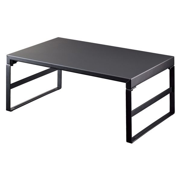 まとめ買い リヒトラブ 机上台 ハイタイプ 幅390mm マットブラック A-7331-124 ×3セット