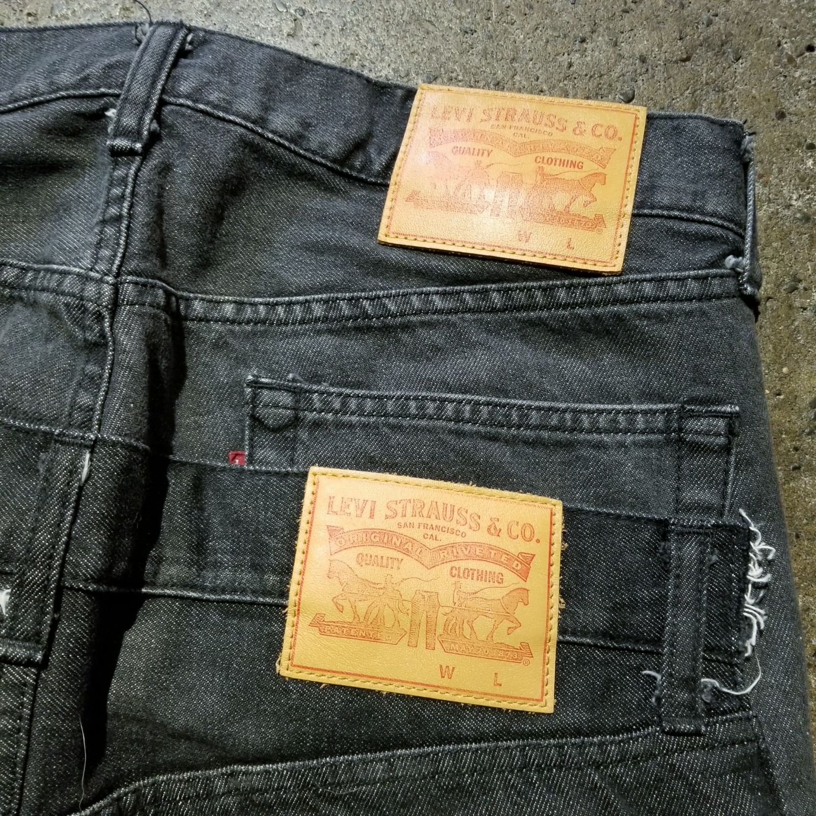 JUNYA WATANABE MAN 25ss ×LEVI'S ドッキングデニムパンツ S