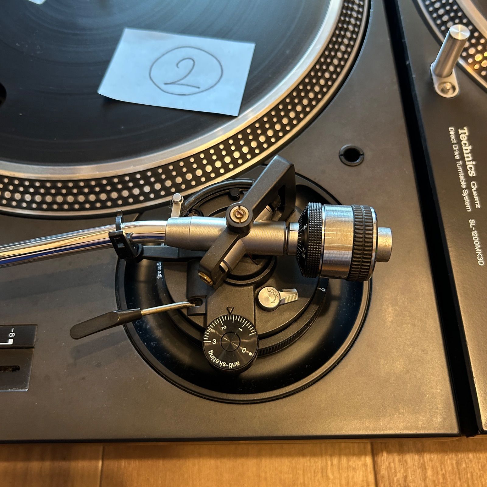 Technics sl1200 mk3d 2台セット 動作確認・メンテナンス済み