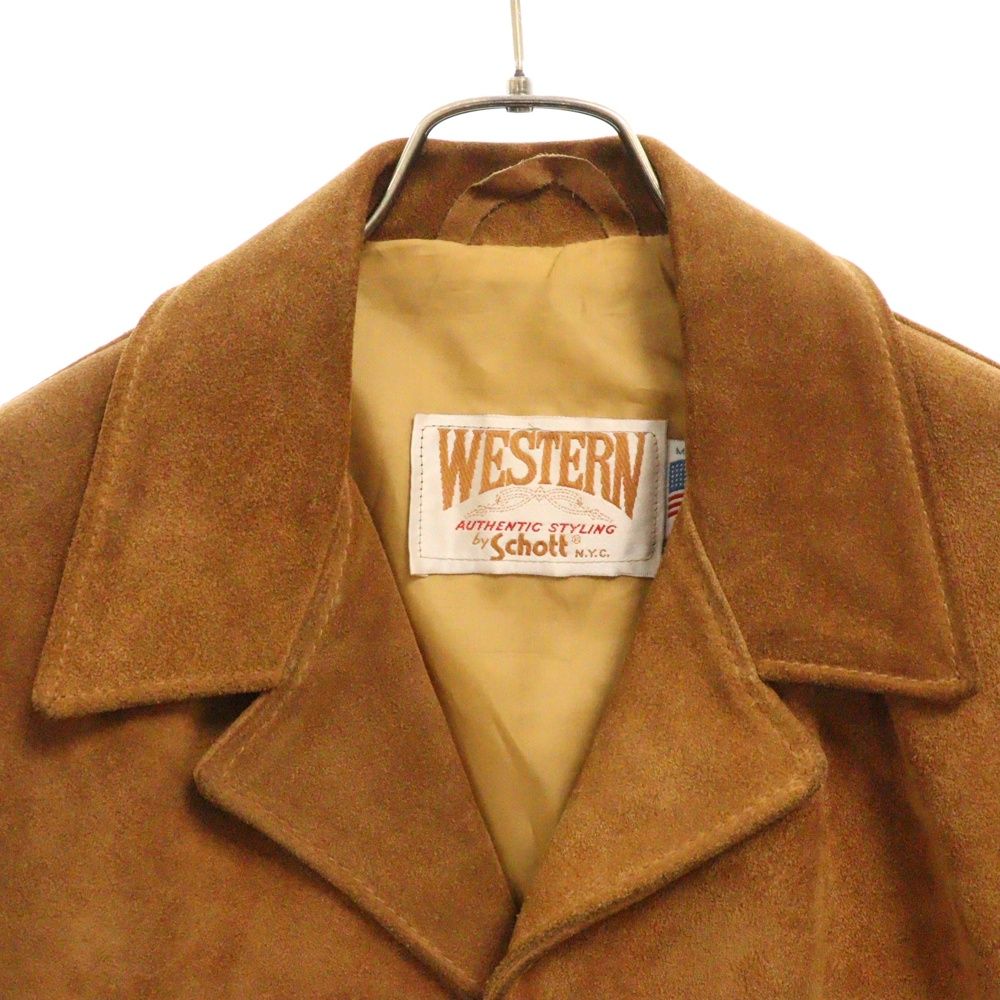 SCHOTT (ショット) WESTERN SUEDE JACKET ウエスタン スウェード SCHOTT (ショット) WESTERN SUEDE JACKET ウエスタン スウェード