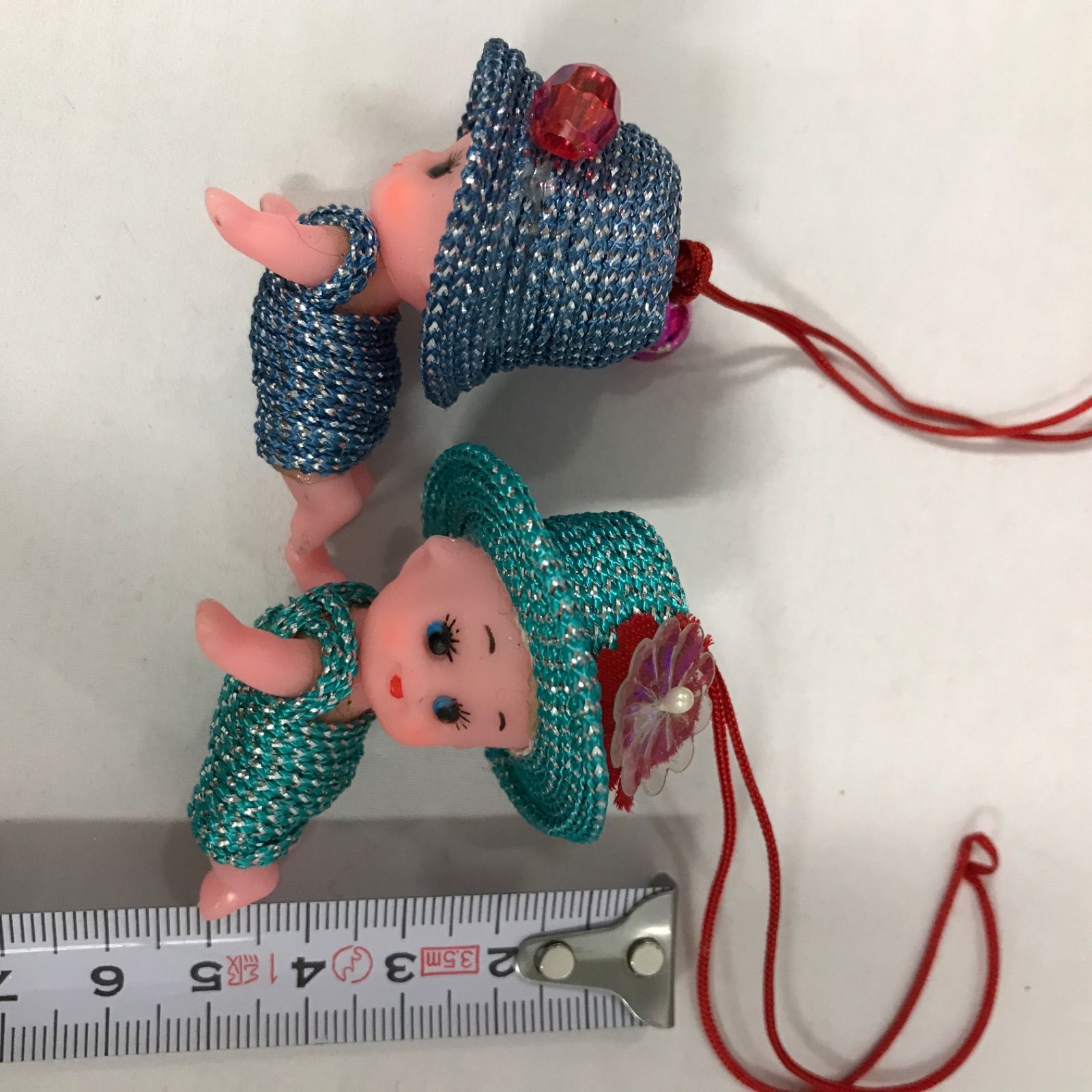 mr927-60キューピーちゃん 人形 昭和レトロ コレクション 編み