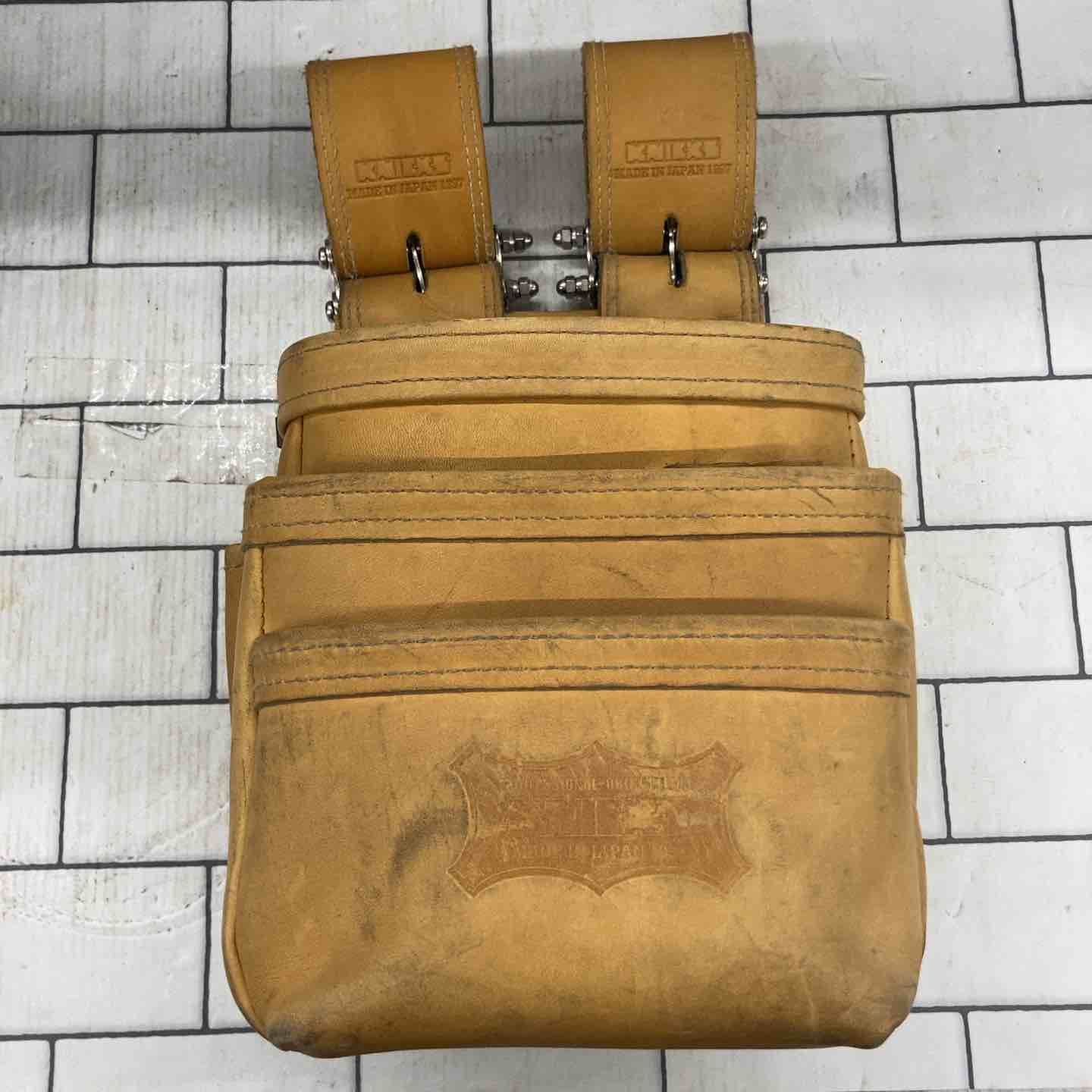 ニックス 総ヌメ革使用3段腰袋チェーンタイプ KNB-301DDX【所沢店 