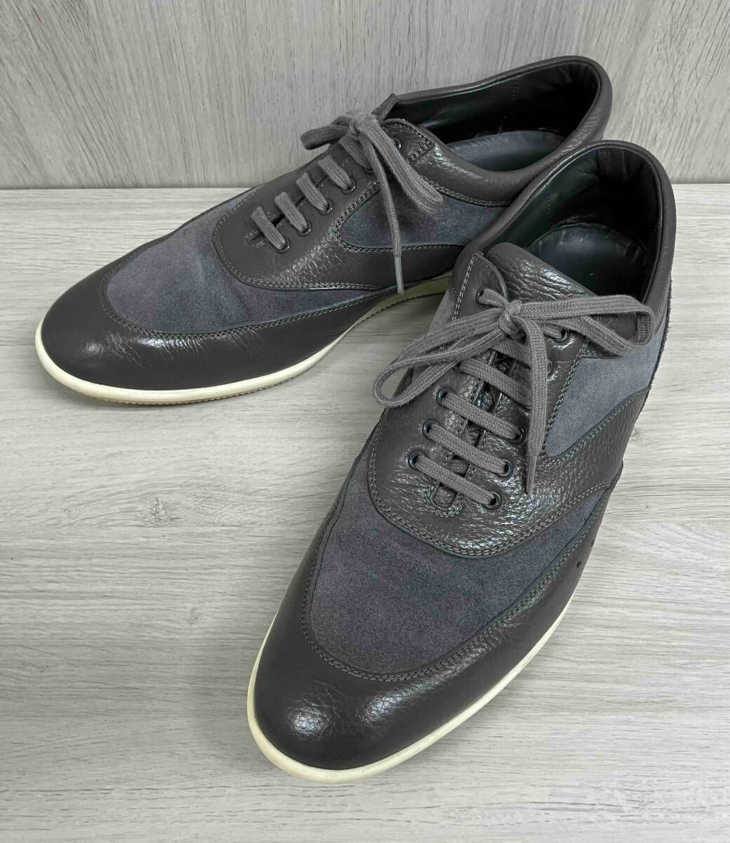 JOHN LOBB VENTON 0515 メンズ スニーカー 8E ジョン ロブ ヴェントン スエード レザー グレー イタリア製 ローカットスニーカー 靴