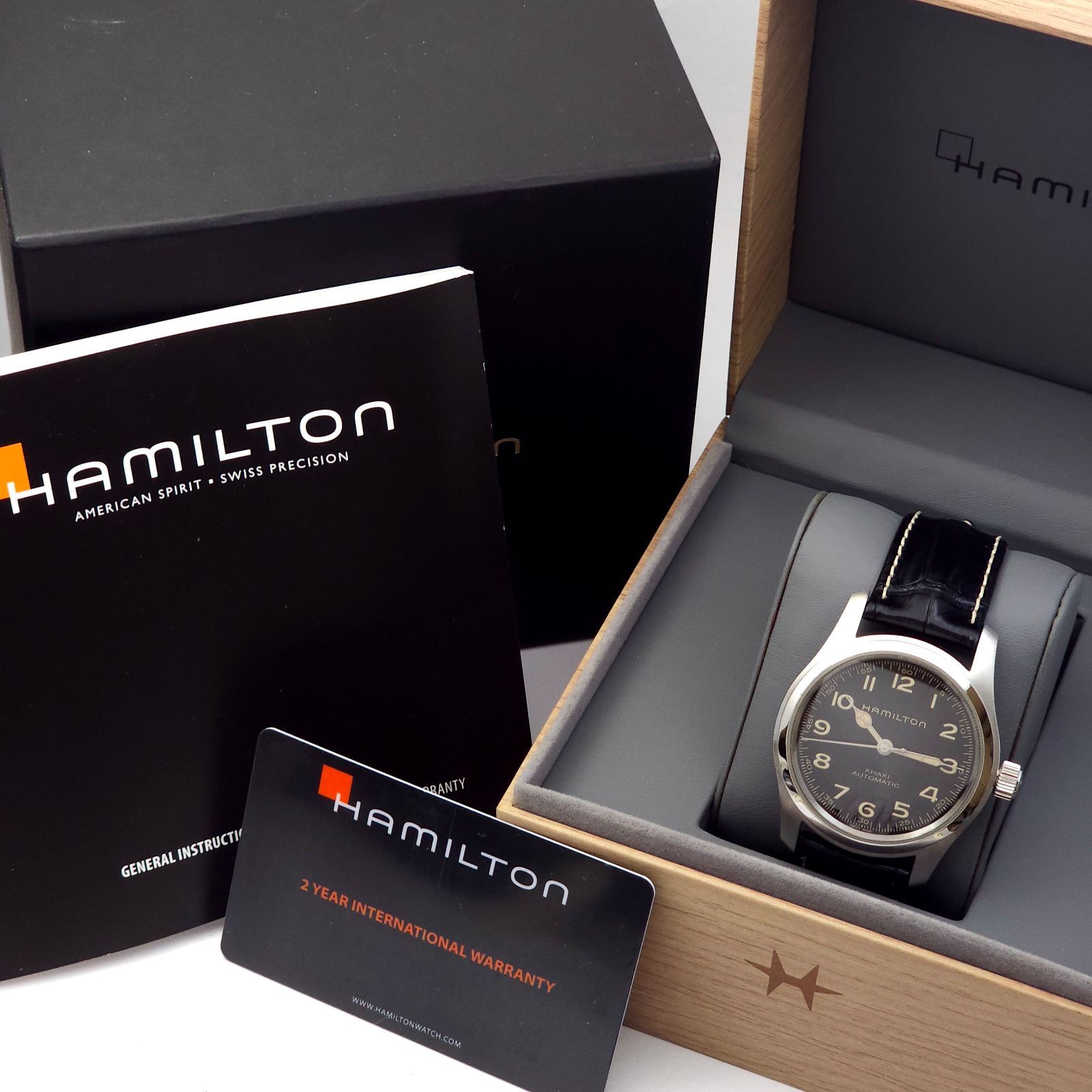 ☆美品 HAMILTON ハミルトン カーキ フィールドマーフ H706050 自動巻 