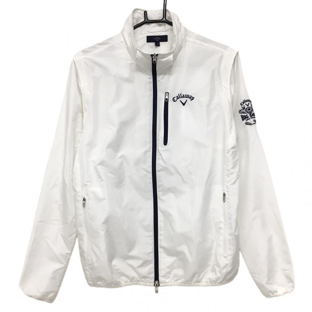 キャロウェイ☆2way ダブルジップ ジャケット ホワイトMサイズ 【公式