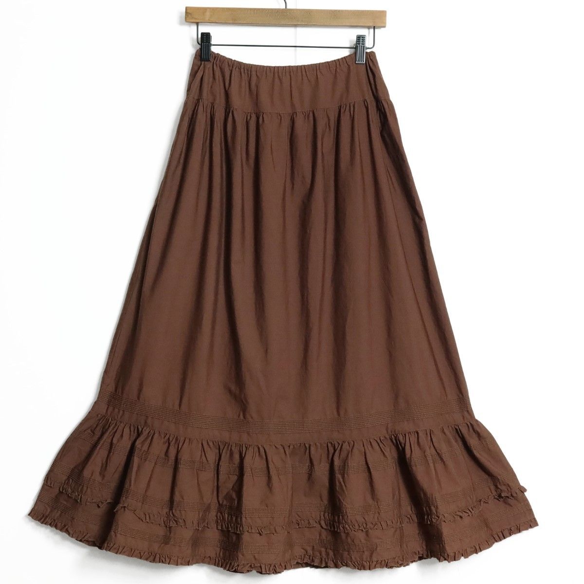 ワンダフルワールド カネコイサオ☆ギャザースカート 裾フリル