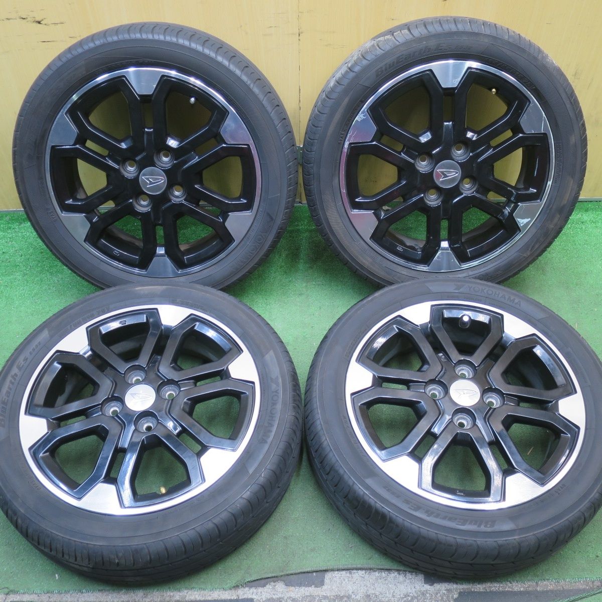 4本価格 23年 ダイハツ ウェイク 純正 165 55R15 ヨコハマ BluEarth-ES ES32 ブルーアース 15インチ PCD100 4H 5092604NJノ