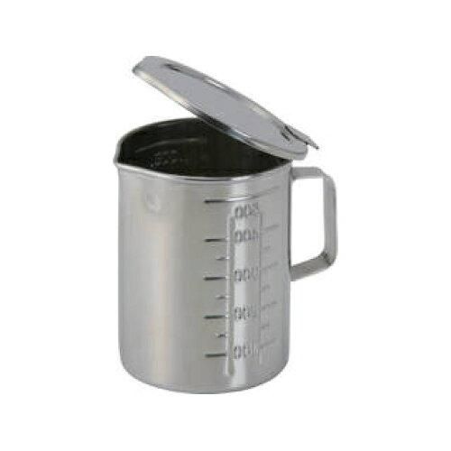 【新品・2営業日で発送】オオモリ フタ付口付ビーカー(丁番タイプ) 2L (OM4966 1105)