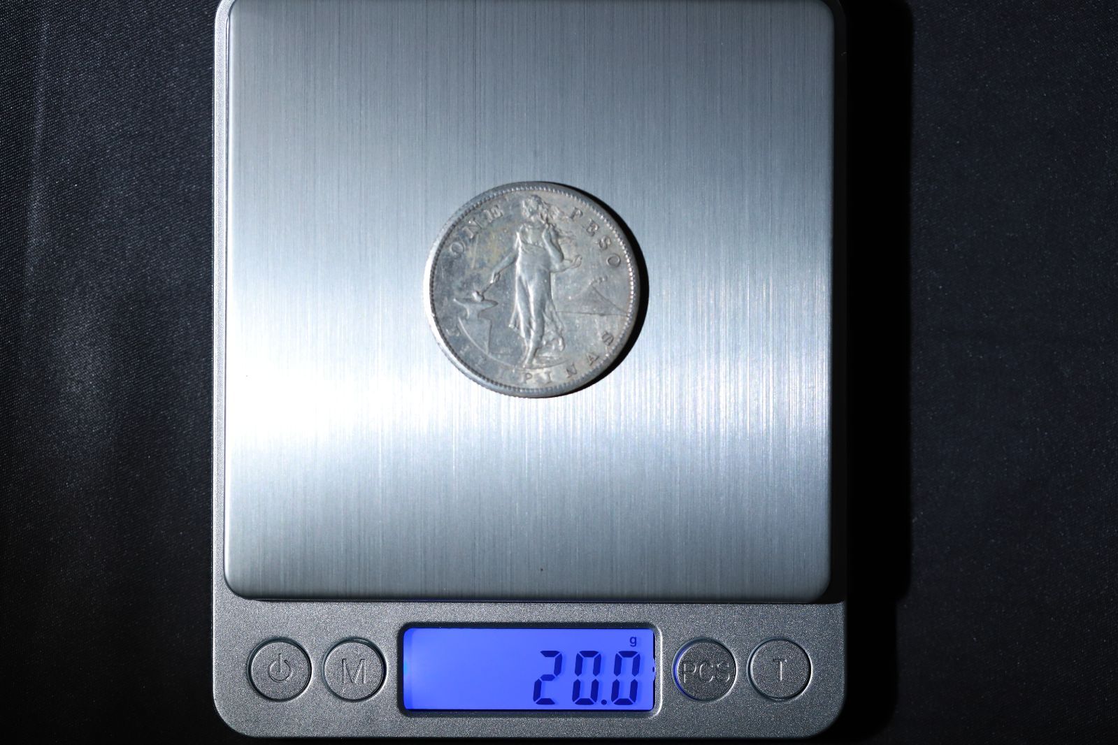 PHILIPPINES US Administration アメリカ統治下フィリピン Peso Small type 1908 銀貨 WWW_IBETON_RU