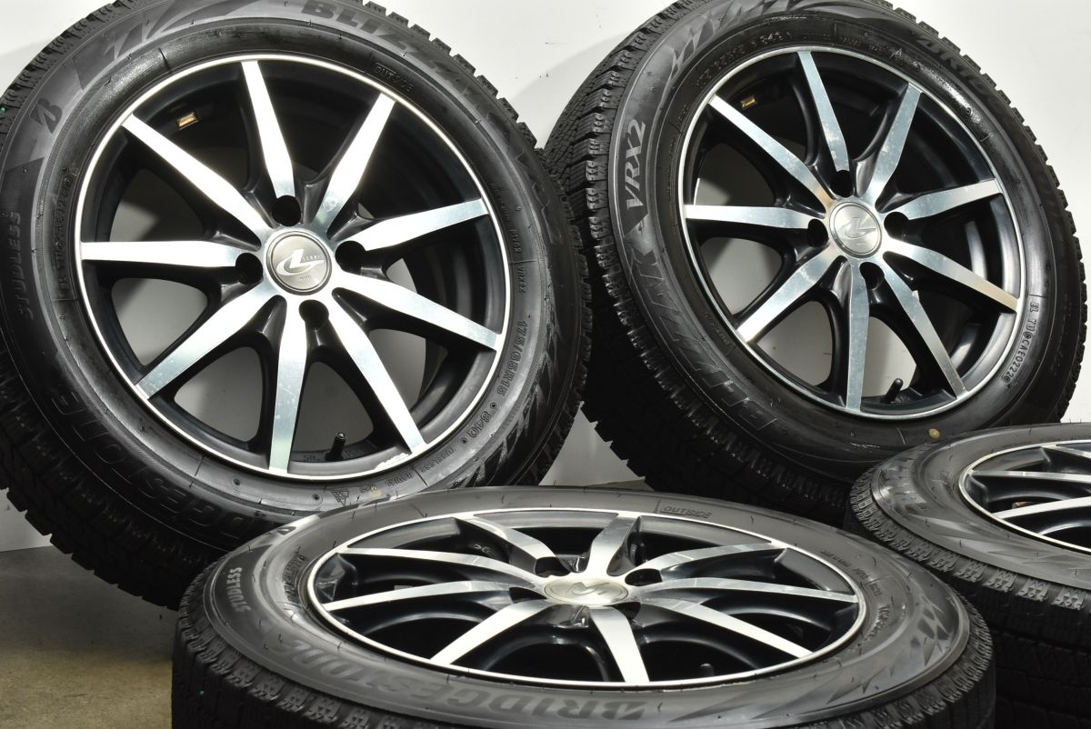 アクア フィット等に Weds レオニス 15in 6J 43 PCD100 ブリヂストン ブリザック VRX2 175|65R15 ヴィッツ ポルテ スペイド スイフト