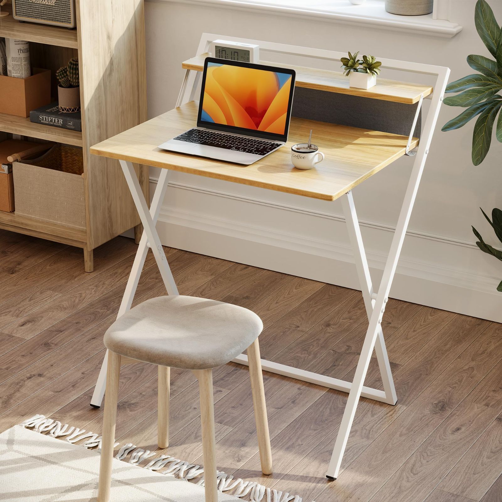 Cubiker 折りたたみデスク 幅60cm奥行き40cm パソコンデスク 机p