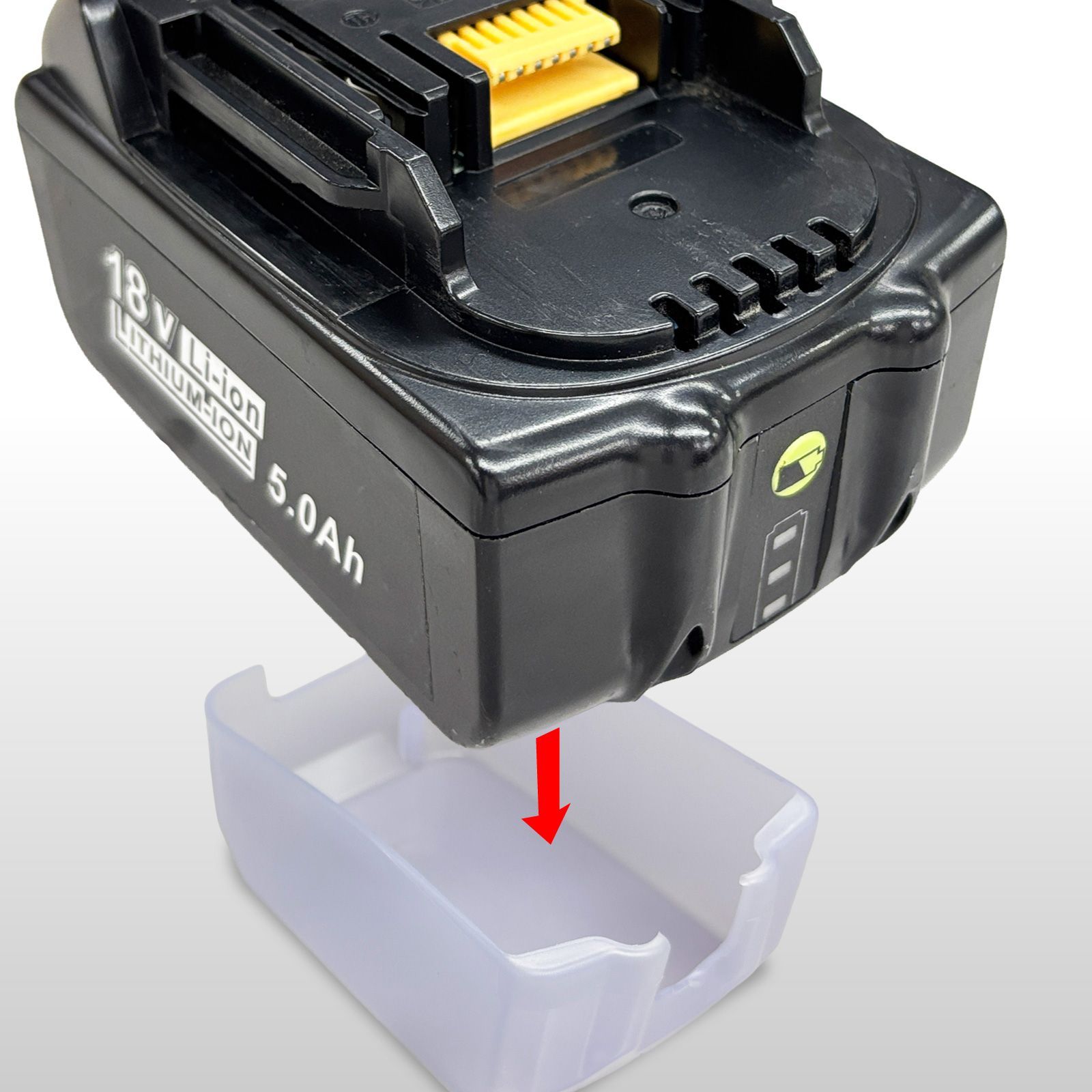 スピード発送 マキタ 18V バッテリー 保護カバー 2個セット BL1850 