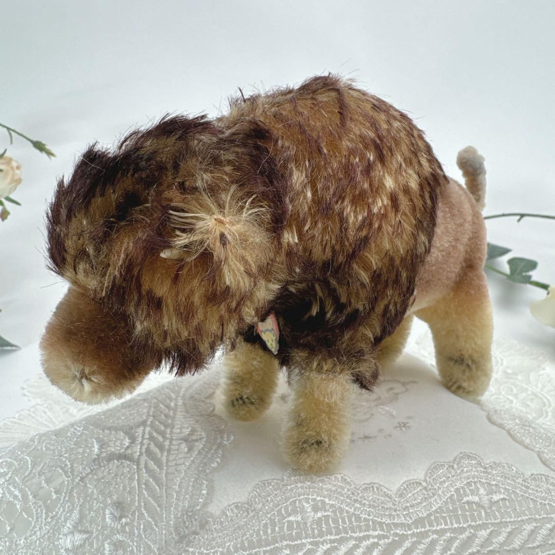 送料無料★シュタイフ★Bison 12cm★バイソン★1960年代ビンテージ/アンティーク★Steiff/STEIFF