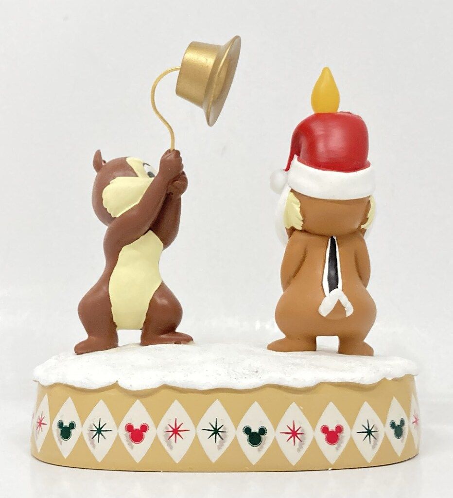 チップとデール LEDライト Happy Holidays△ ディズニーストア LEDライト Happy Holidays チップ&デール セット