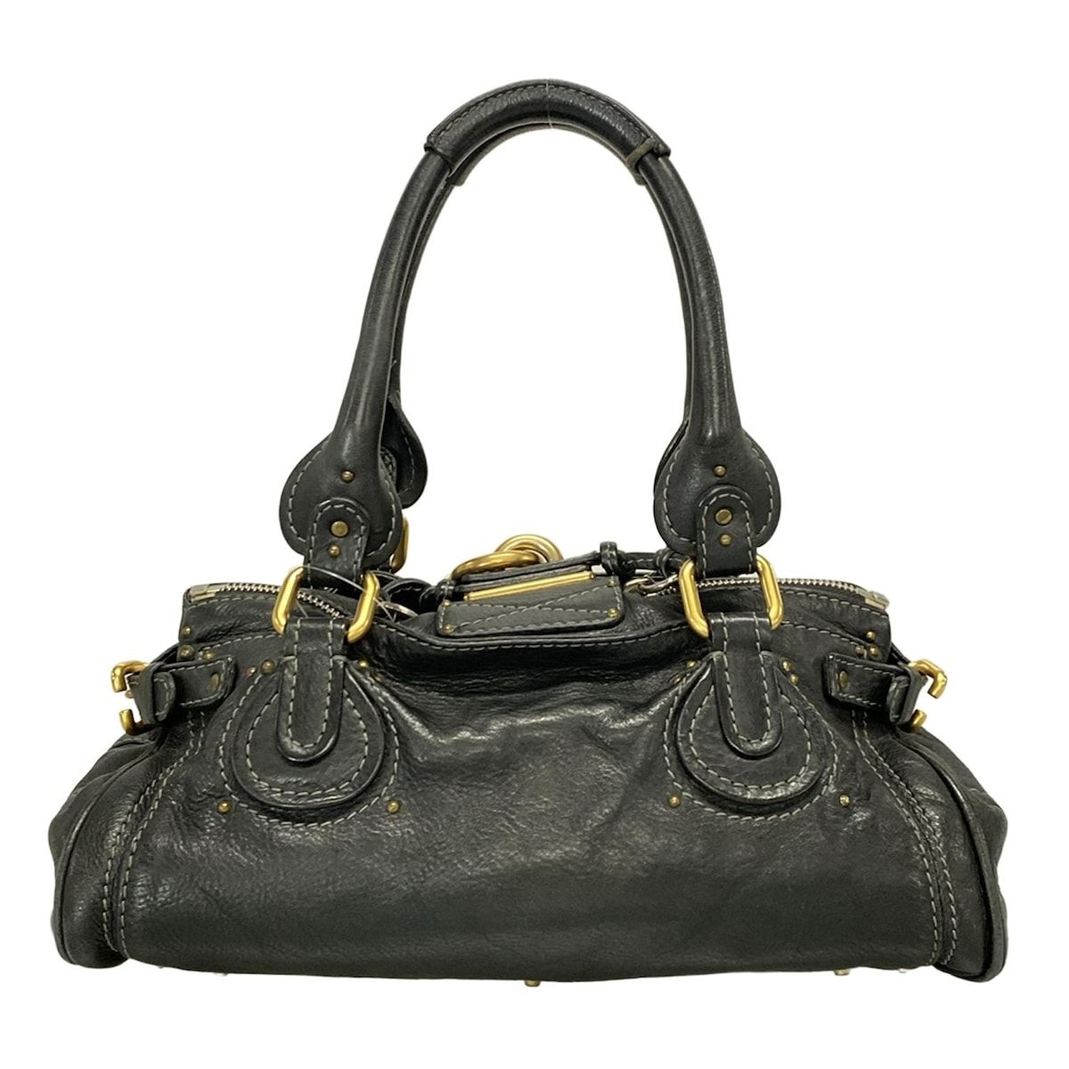 Chloe(クロエ) ハンドバッグ パディントン 黒 レザー - メルカリ