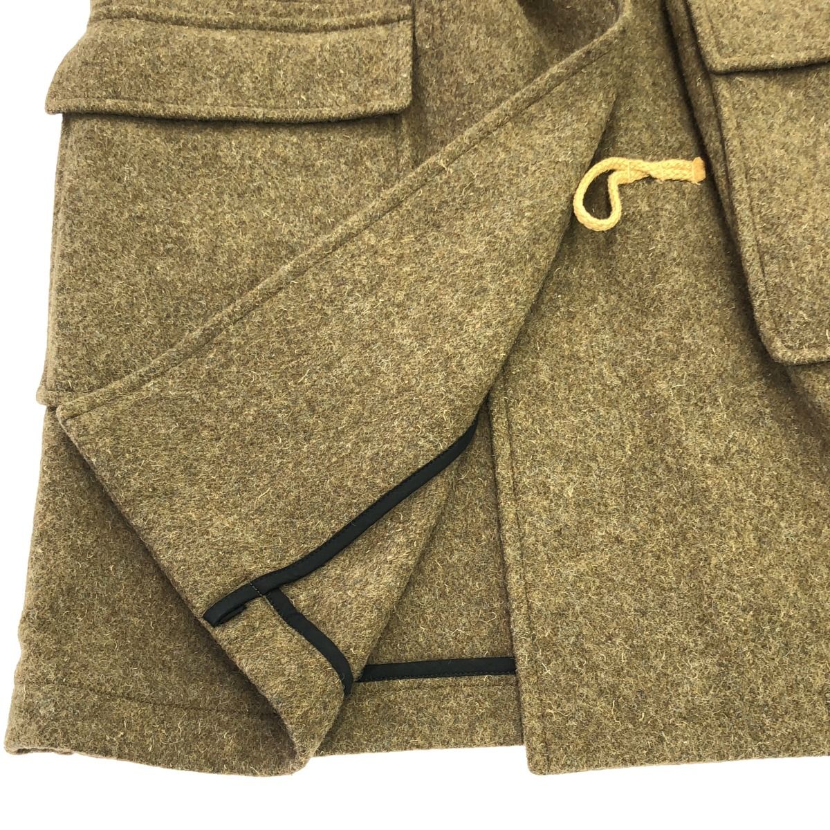 美品✨マーガレットハウエル　FOX BROTHERS ダッフルコート　L 美品】マーガレットハウエル FOX brothers ダッフルコート オリーブ