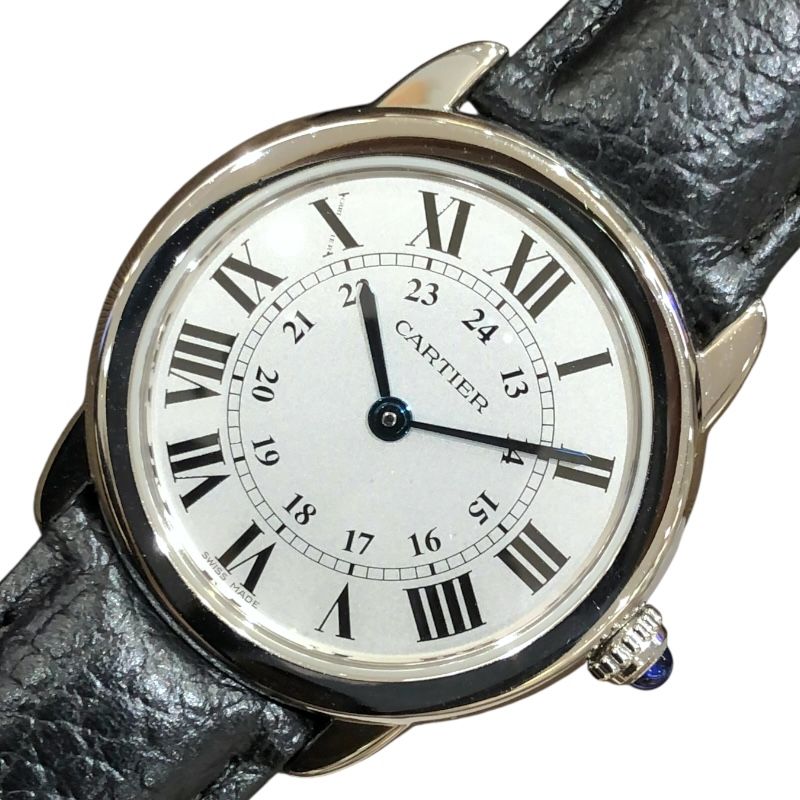 カルティエ Cartier ロンドソロドゥカルティエ SM WSRN0019 ステンレススチール クオーツ レディース 腕時計