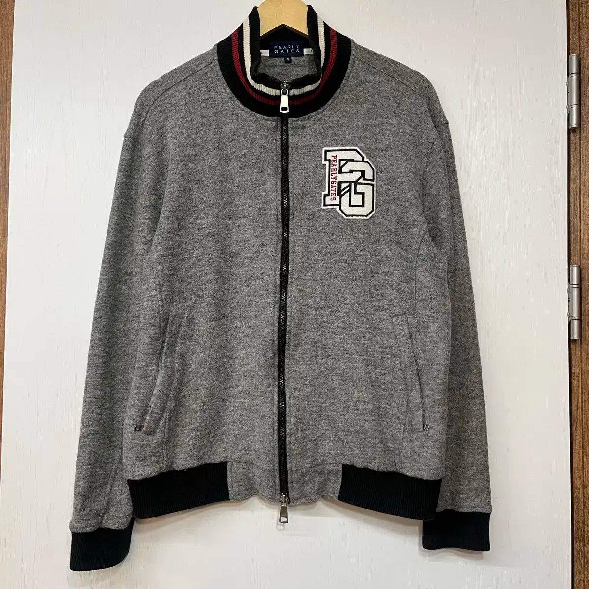 PEARLY GATES グレー ジップアップセーター カシミヤ サイズ4 安く