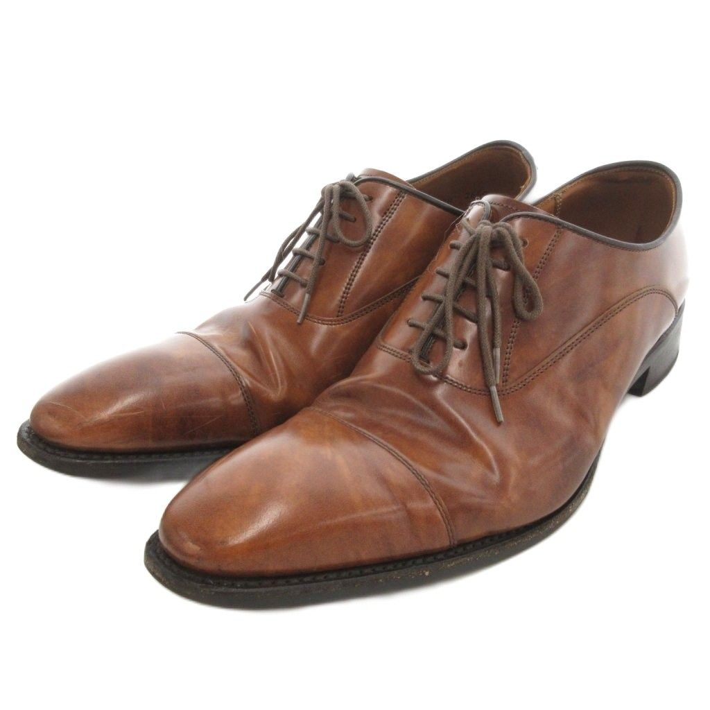 リーガル REGAL ビジネスシューズ オックスフォードシューズ ストレートチップ 内羽根 レザー ハイリフト 26.5cm 茶 ブラウン 315R |UO