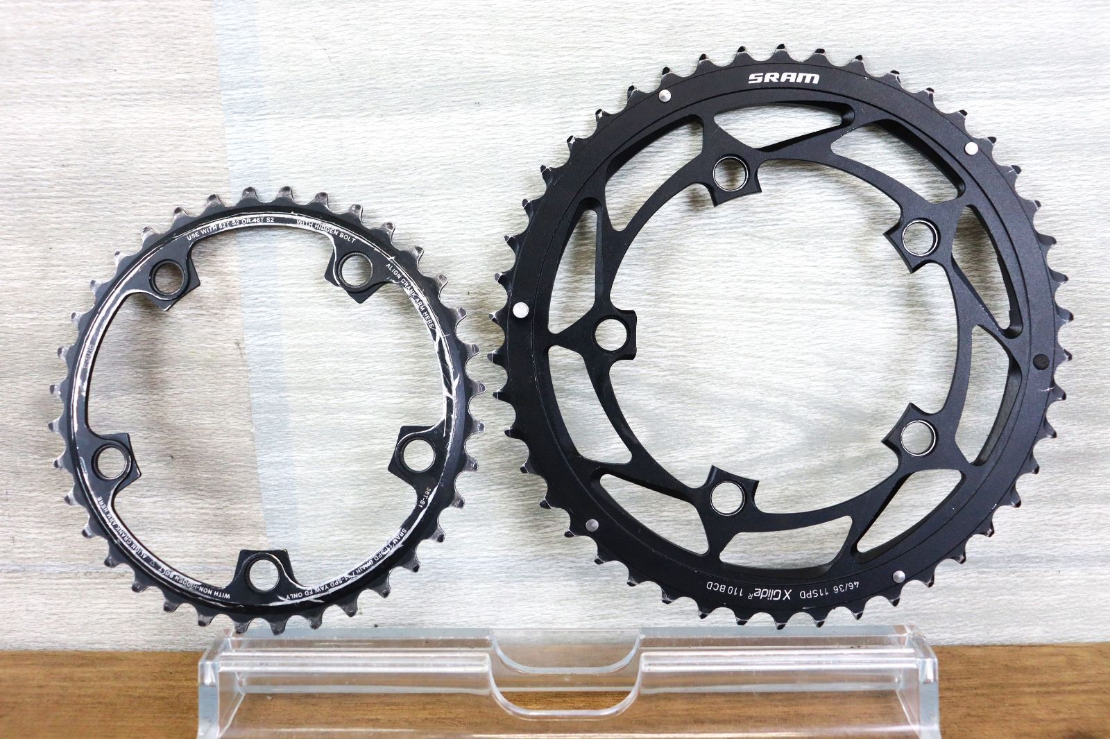 58　SRAM Force 22　スラム　フォース　46-36　2×11速　11s　X Glide　BCD110ｍｍ　チェーンリング　cicli17