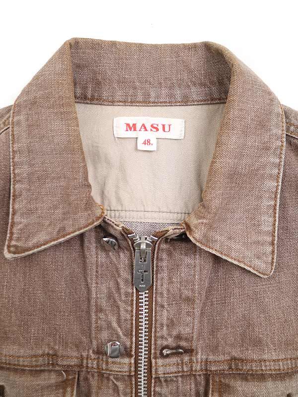 MASU エムエーエスユー 22AW DENIM TRUCKER JACKET ヴィンテージ加工