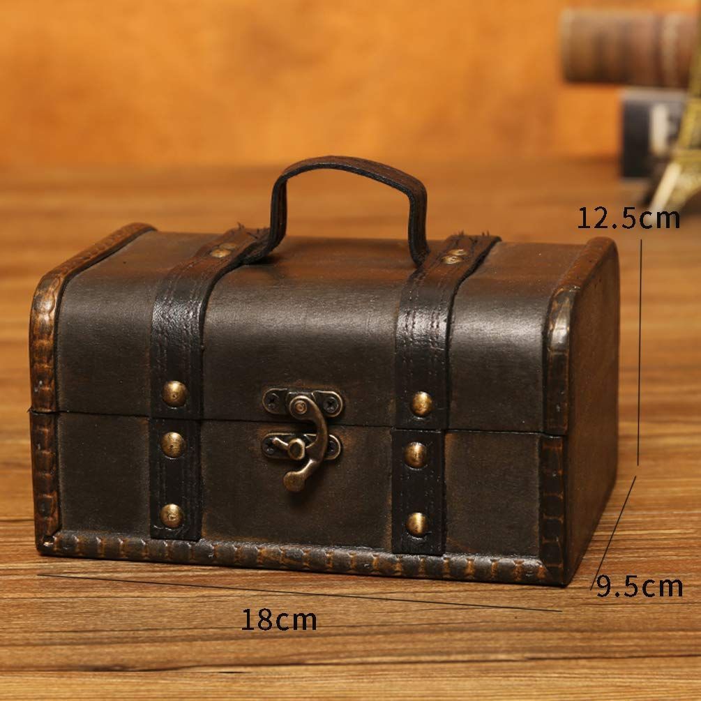 ビィンテージ　木箱　小物入れ　収納家具 HABITER（アビテ） 収納ボックス ベジウッド ハンドルボックス