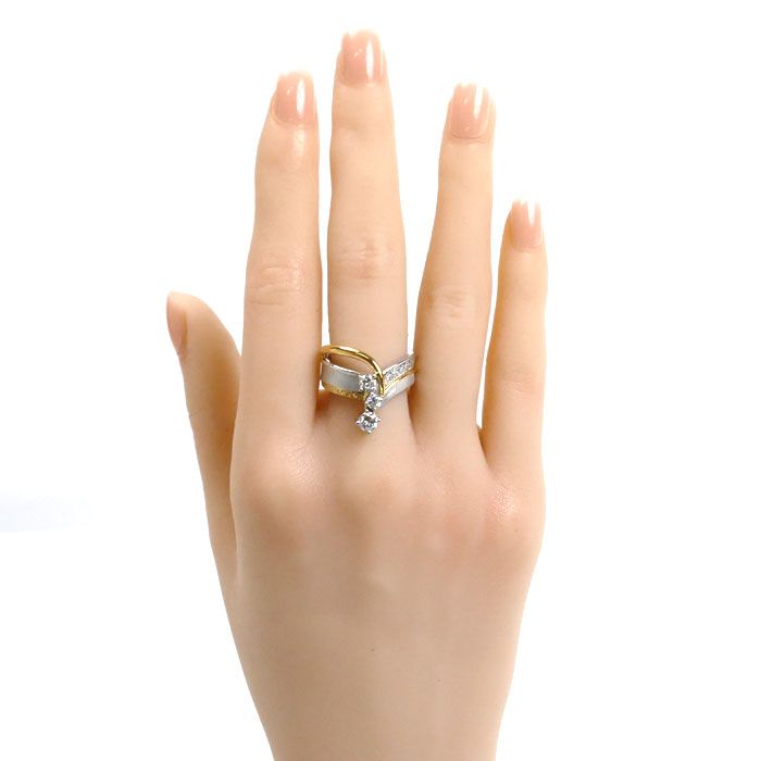 NOBUKO ISHIKAWA 石川暢子 K18YG イエローゴールド Pt900プラチナ as  