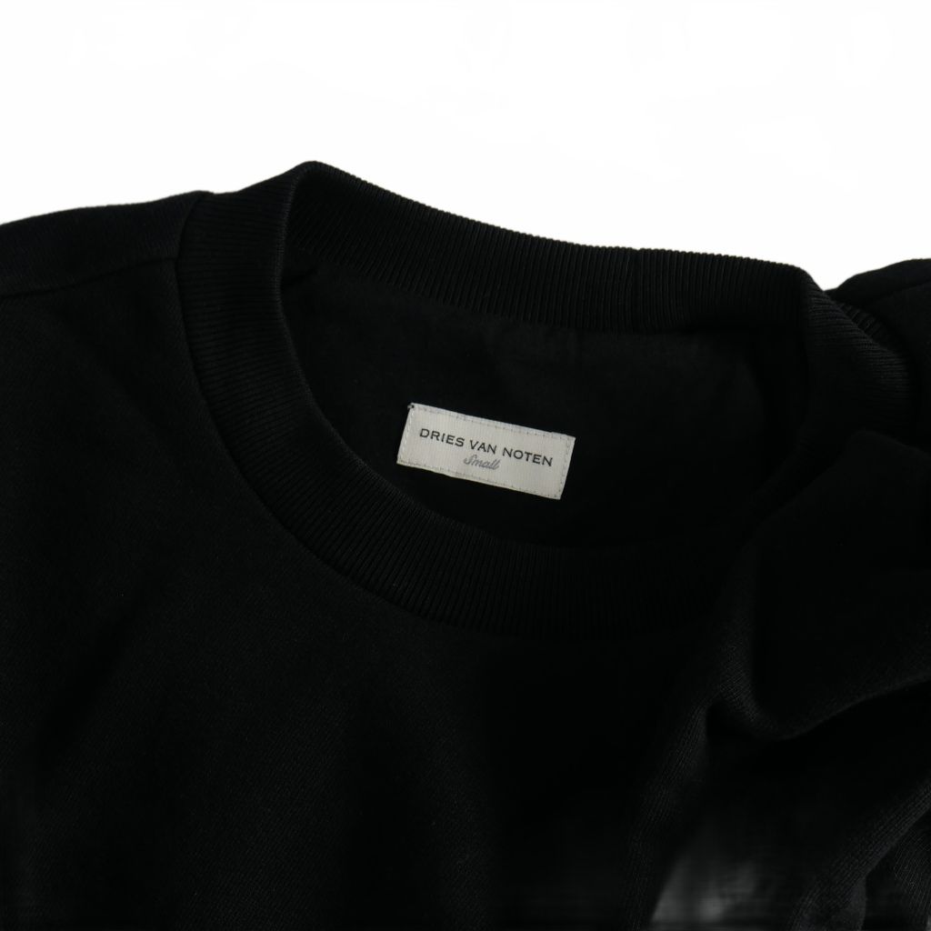 DRIES VAN NOTEN スウェット　Sサイズ　黒 DRIES VAN NOTEN ブラック スウェット S