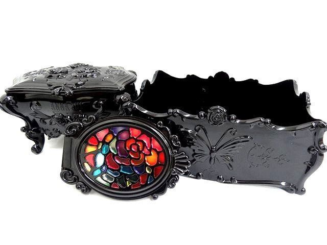 ★レア★アナスイ★ANNA SUI★バラ★赤缶★小物入れ★ケース★ゴシックミラー ☆レア☆アナスイ☆ANNA SUI☆バラ☆赤缶☆小物入れ☆