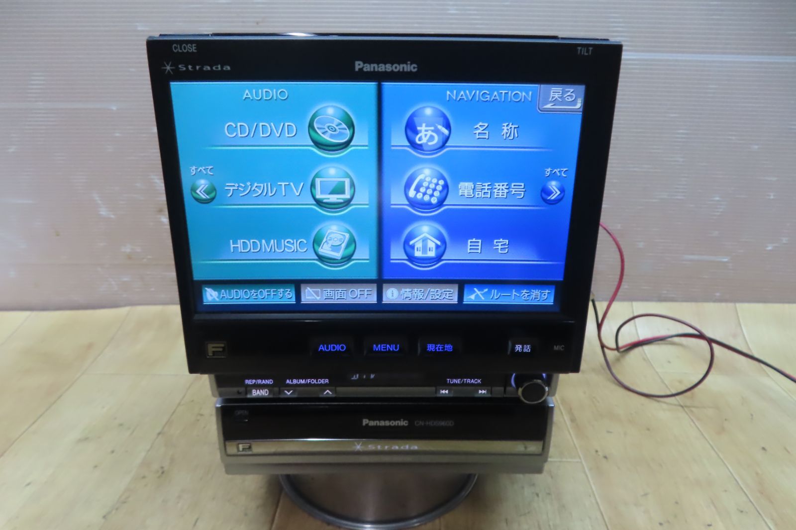 パナソニック ストラーダ インダッシュ HDDナビ CN-HDS960D 地