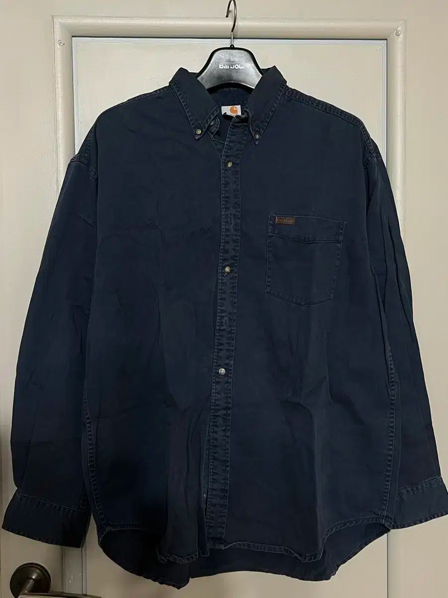 【雷市場（ポンジャン）商品韓国直送】 Carhartt(カーハート) ネイビー シャツ